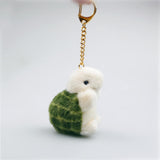 Turtle Cub Plush Bag Charm, Stuffed Animal Keychain