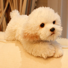 Cute Maltese Dog Stuffed Animal Plush Toy KEAIART