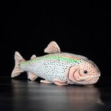 Realistic Rainbow Trout Stuffed Animal Plush Toy