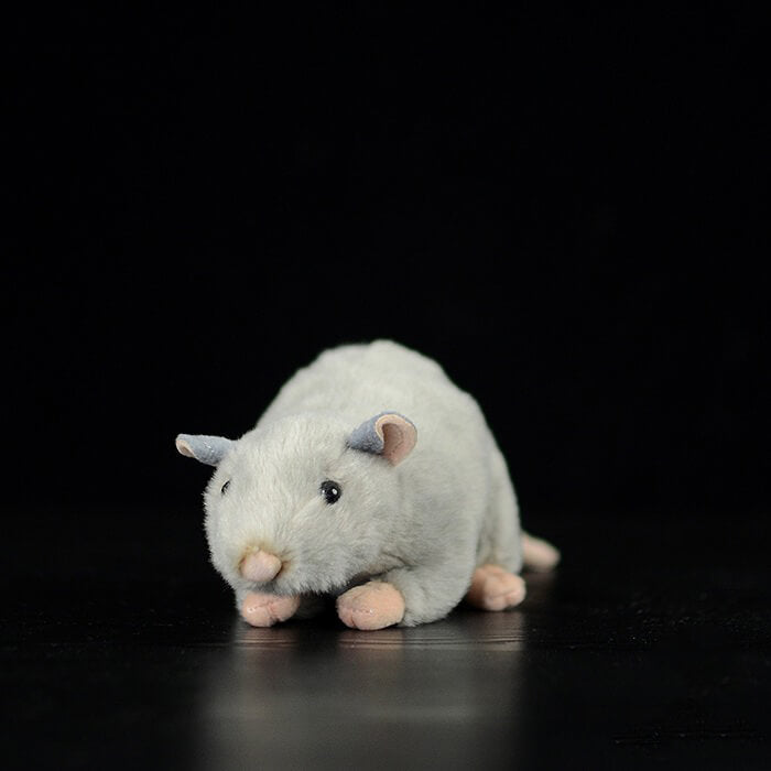 Realistic Little Grey Mouse Stuffed Animal Plush Toy