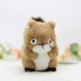 Cute Plush Squirrel Bag Charm, Stuffed Animal Keychain